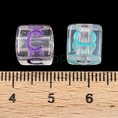 Acrylic European Beads MACR-I042-01C-1