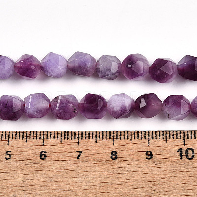 Dyed Natural White Jade Beads Strands G-T139-8mm-45O-1