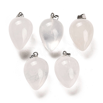 Natural Quartz Crystal Pendants G-M424-02P-08-1