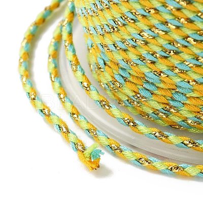4-Ply Polycotton Cord with Metallic Thread OCOR-Z003-C10-1