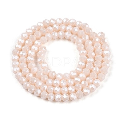 Electroplate Glass Beads Strands EGLA-A044-P3mm-A05-1