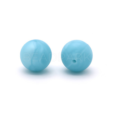 Rondelle Silicone Focal Beads SI-JX0040A-54-1