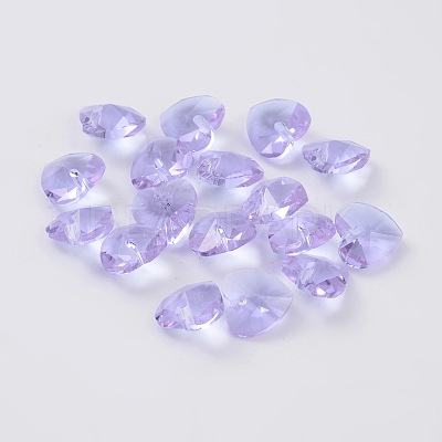 Romantic Valentines Ideas Glass Charms X-G030V10mm-04-1