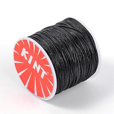 Round Waxed Polyester Cords YC-K002-0.6mm-20-1