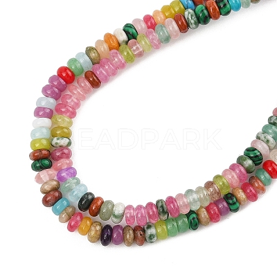 1 Strand Natural & Synthetic Mixed Stone Beads Strands G-YW0002-33-1