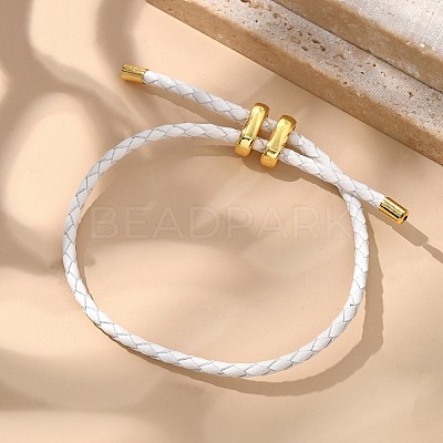 Leather Braided Cord Bracelets BJEW-G675-06G-06-1