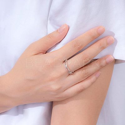 Simple Style 925 Sterling Silver Finger Rings FS-WG80334-03-1
