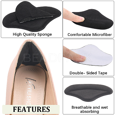 Cotton Anti-Wear Heel Grips FIND-WH0191-11B-1