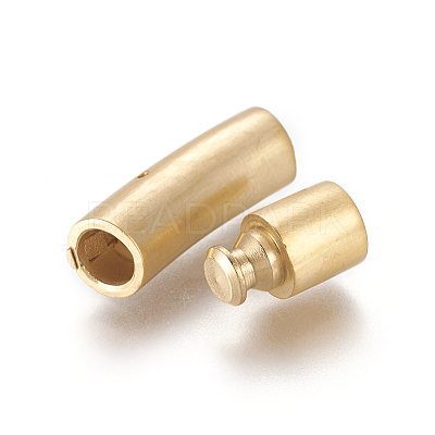 304 Stainless Steel Bayonet Clasps X-STAS-I013-6mm-MG-1