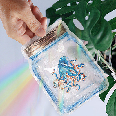 4 Sets 4 Style Waterproof PVC Window Film Adhesive Stickers DIY-GF0005-61-1