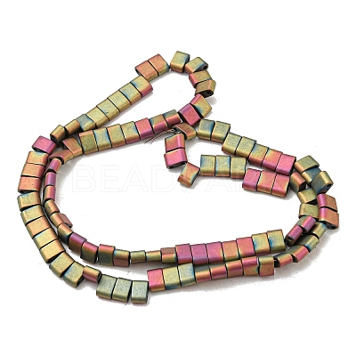 Electroplated Non-magnetic Synthetic Hematite Beads Strands G-C106-B01-01B-1
