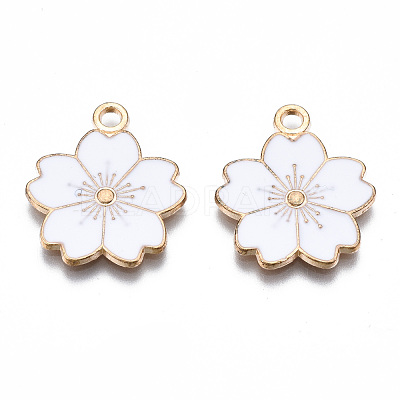 Alloy Enamel Pendants X-ENAM-S121-115N-1