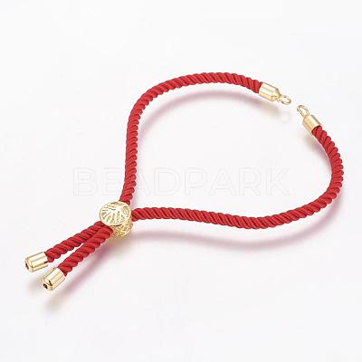 Nylon Cord Bracelet Making MAK-P005-03G-1