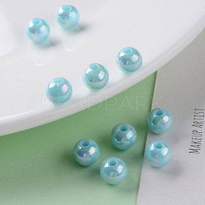Opaque Acrylic Beads X-MACR-S370-D8mm-A07-1