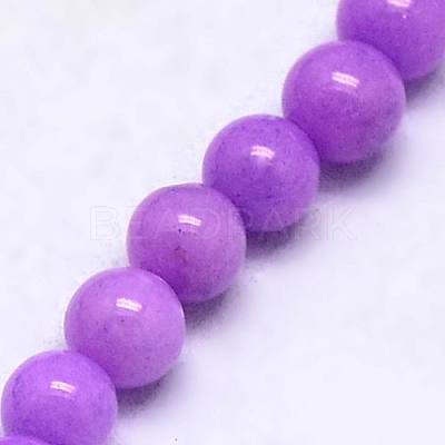 Natural Mashan Jade Round Beads Strands G-D263-12mm-XS24-1