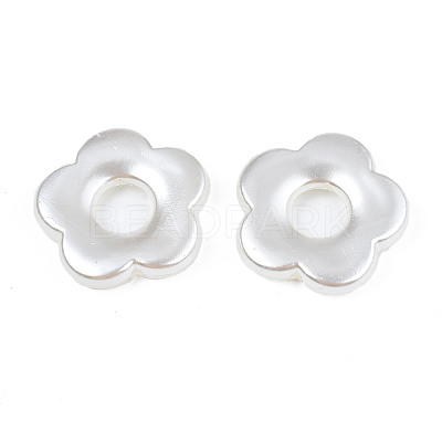ABS Plastic Imitation Pearl Beads OACR-N008-128-1