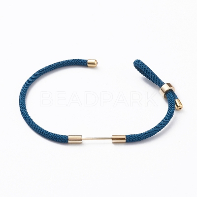 Braided Nylon Cord Bracelet Making MAK-A017-D02-05G-1