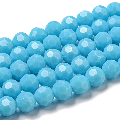 Opaque Glass Beads Stands EGLA-A035-P8mm-D08-1