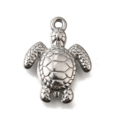 304 Stainless Steel Pendants STAS-C119-24G-P-1