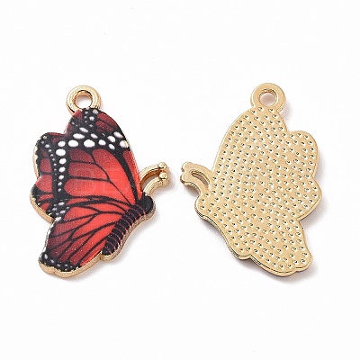 Alloy Enamel Pendants ENAM-B054-09G-1