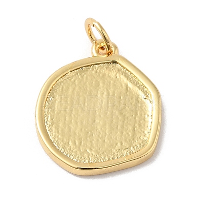 Rack Plating Brass Enamel Pendants KK-R144-01G-04-1