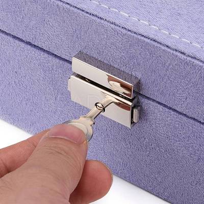 Velvet & Wood Jewelry Boxes VBOX-I001-02B-1