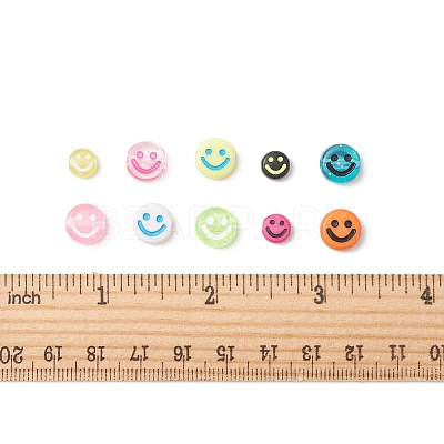 290Pcs Opaque & Transparent Acrylic Beads MACR-FP0001-10-1