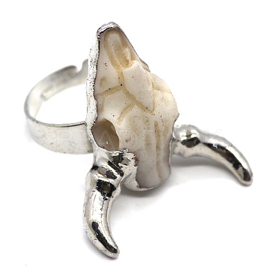 Adjustable Brass and Resin Cuff Rings FS-WG16216-07-1
