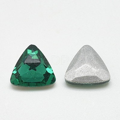 Pointed Back Glass Rhinestone Cabochons RGLA-T087-10mm-15-1