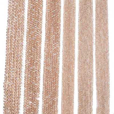 Electroplate Glass Beads Strands LS-EGLA-A044-T8mm-B20-1