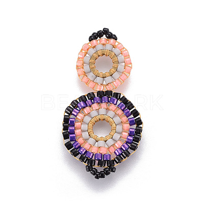 MIYUKI & TOHO Handmade Japanese Seed Beads Links SEED-A027-G17-1