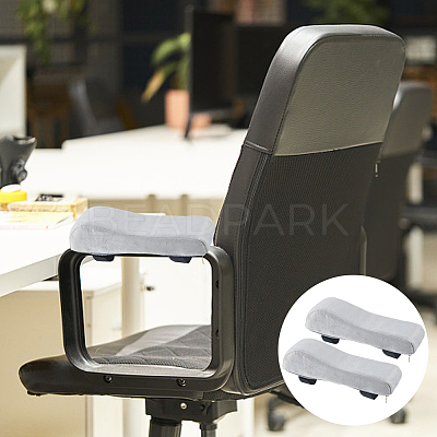 Polyester & Sponge Office Chair Armrests Pad AJEW-WH20006-377B-1