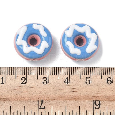 Handmade Porcelain Enamel Beads PORC-K003-09H-1