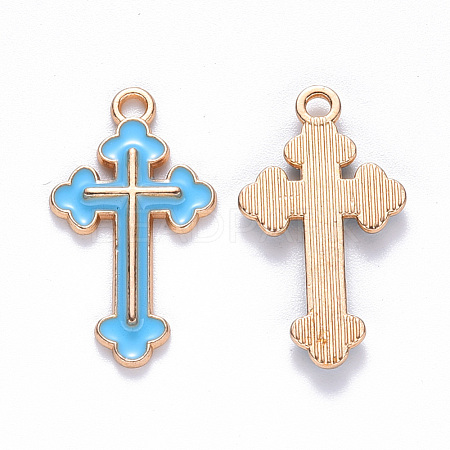 Alloy Enamel Pendants ENAM-S121-059B-1