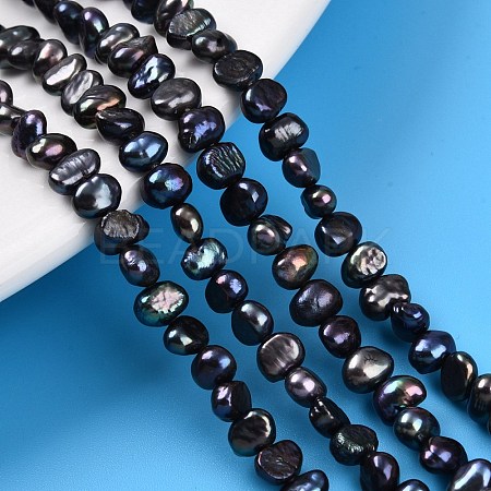 Natural Cultured Freshwater Pearl Beads Strands PEAR-L033-42D-01-1