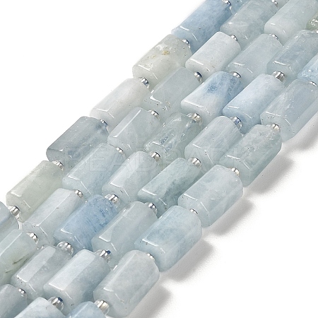 Natural Aquamarine Beads Strands G-N327-06-33-1