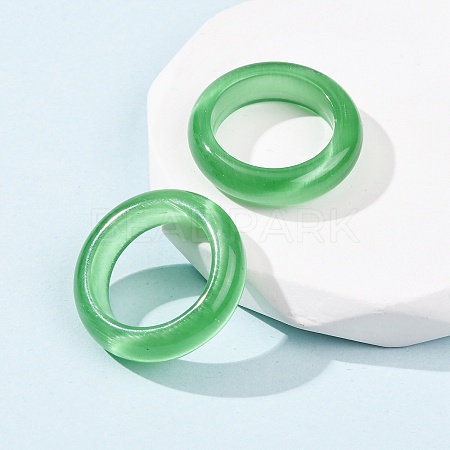 Cat Eye Finger Rings RJEW-G363-01B-02-1