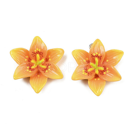 Opaque Resin Pendants CRES-D328-04D-1