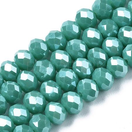 Electroplate Glass Beads Strands LS-EGLA-A034-P10mm-A03-1