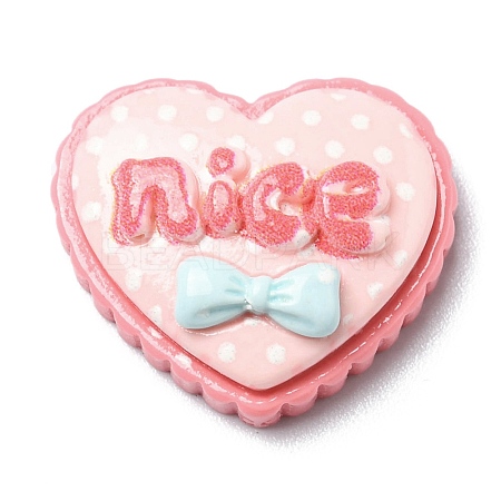 Cute Cartoon Opaque Resin Cabochons RESI-R437-03-1