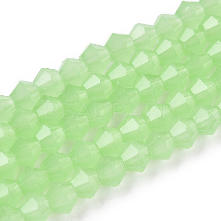 Faceted Bicone Opal Beads Strands EGLA-P017-01A-1