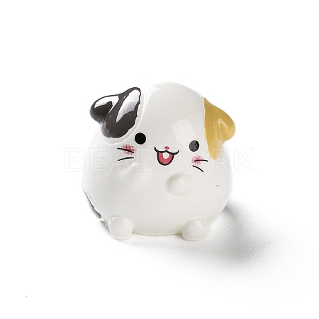 Resin Hamster Display Decoration AJEW-S037-06-05-1