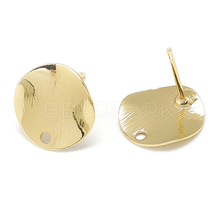 Brass Stud Earring Findings KK-N200-100-1
