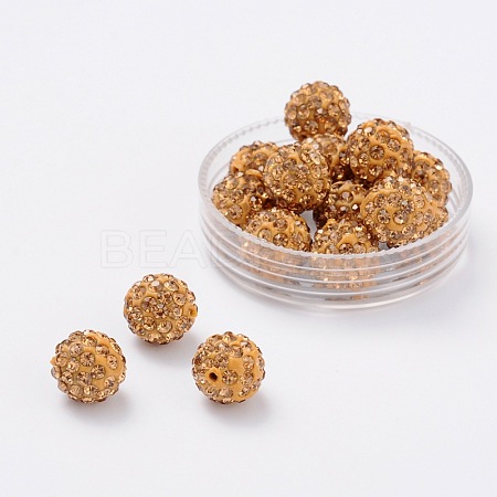 Pave Disco Ball Beads RB-H258-10MM-385-1