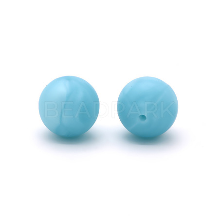 Rondelle Silicone Focal Beads SI-JX0040A-54-1
