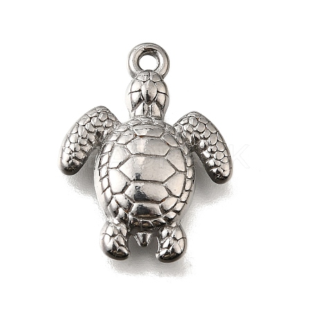 304 Stainless Steel Pendants STAS-C119-24G-P-1