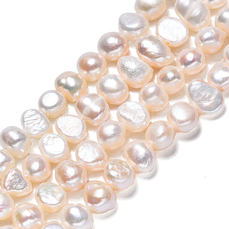 Natural Cultured Freshwater Pearl Beads Strands X-PEAR-N014-05B-1