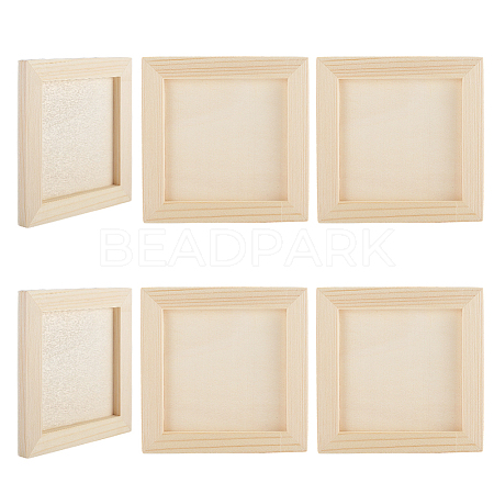 DIY Children Wood Decoration Clay Picture Frame WOOD-WH20008-07E-1
