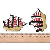 Polyester Computerized Embroidery Cloth Iron on Sew on Patches PATC-L001-18-3