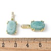 Natural Amazonite Pendants X-KK-F892-31G-01-3
